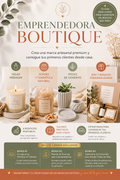 Emprendedora Boutique: Crea una marca artesanal premium y consigue tus primeros clientes desde casa.